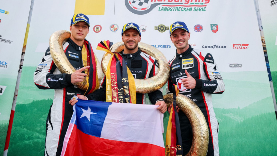 Benjamín Hites se coronó campeón de la categoría GT3 Cup 2 en Nürburgring
