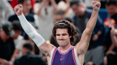 Alcaraz inició en el Masters de Shanghái con un claro triunfo ante Cerúndolo