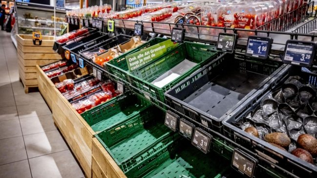 "Incidente de ciberseguridad" deja estantes vacíos en supermercados neerlandeses