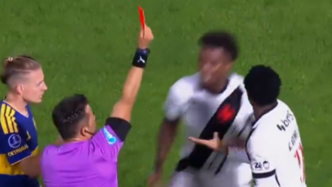 [VIDEO] Otra vez en el foco: Piero Maza desató un minuto de furia en Vasco por insólita expulsión ante Boca