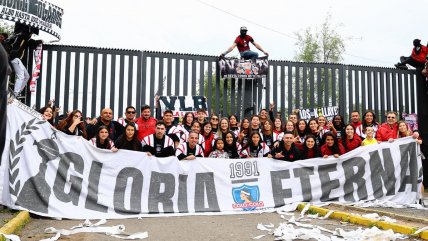   [VIDEO] Hinchas de Colo Colo realizaron 