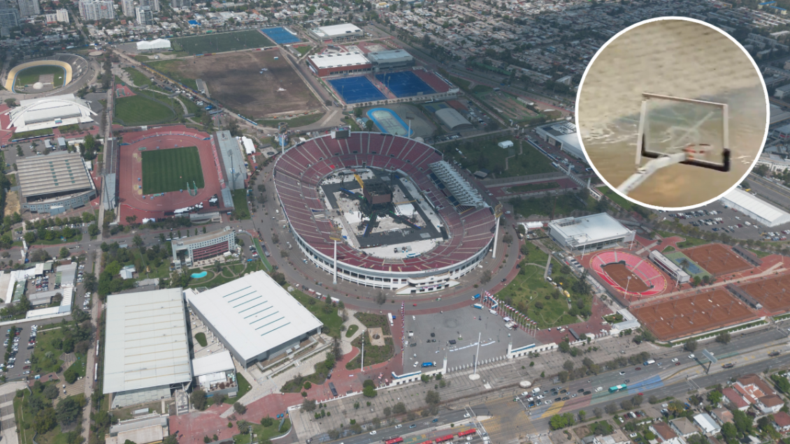 Ministro Riveros confirmó tres recintos anegados en el Parque Estadio Nacional