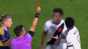 [VIDEO] Otra vez en el foco: Piero Maza desató un minuto de furia en Vasco por insólita expulsión ante Boca
