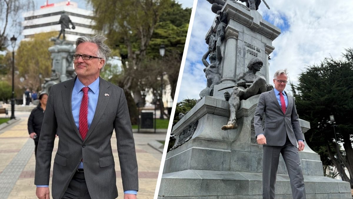 Embajador británico viajó a Punta Arenas en medio de tensiones por ruta comercial con Malvinas