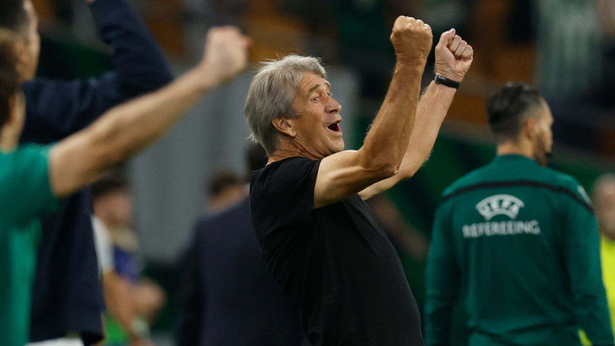 Pellegrini festejó la una histórica victoria de Real Betis ante Porto en Champions