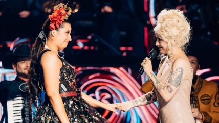  María José Quintanilla compartió escenario 