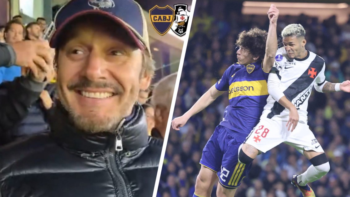 [VIDEO] El Boca-Vasco da Gama tuvo inesperada presencia de Benjamín Vicuña