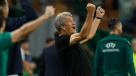 Pellegrini festejó la una histórica victoria de Real Betis ante Porto en Champions