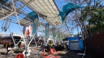 El día después del insólito tornado que afectó a Estación Central