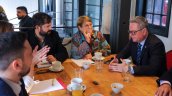 Bachelet encabezó desayuno con Boric y timoneles de oposición