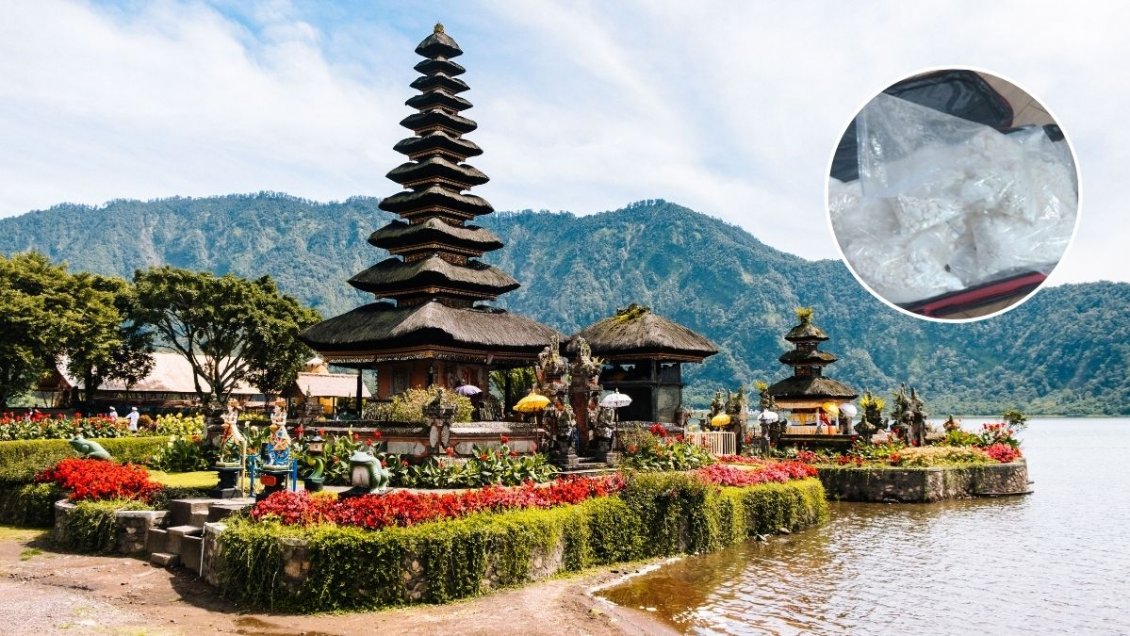 Dos chilenos fueron detenidos en Indonesia tras ser sorprendidos con 4,5 kilos de cocaína