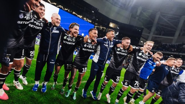 Maximiliano Gutiérrez festejó con Dinamo de Moscú en el clásico ante CSKA y sigue líder en Rusia
