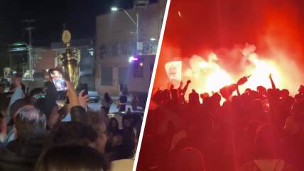   La celebración tras el ascenso de Quintero Unido al fútbol profesional 