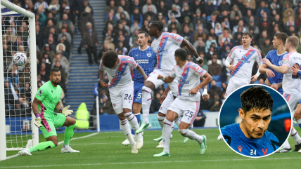   Con Osorio en la banca: Crystal Palace sufrió aplastante goleada a manos de Brighton 
