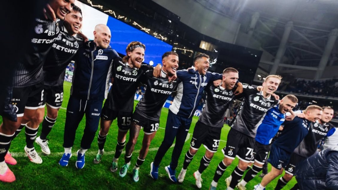 Maximiliano Gutiérrez festejó con Dinamo de Moscú en el clásico ante CSKA y sigue líder en Rusia