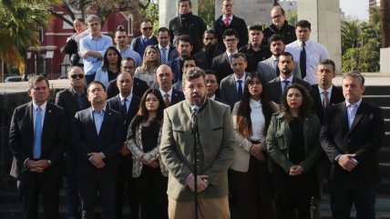   Partido Nacional Libertario homenajeó a Carabineros a siete años del estallido social 