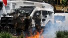 Enfrentamientos entre manifestantes y Carabineros marcaron manifestación por el 18-O