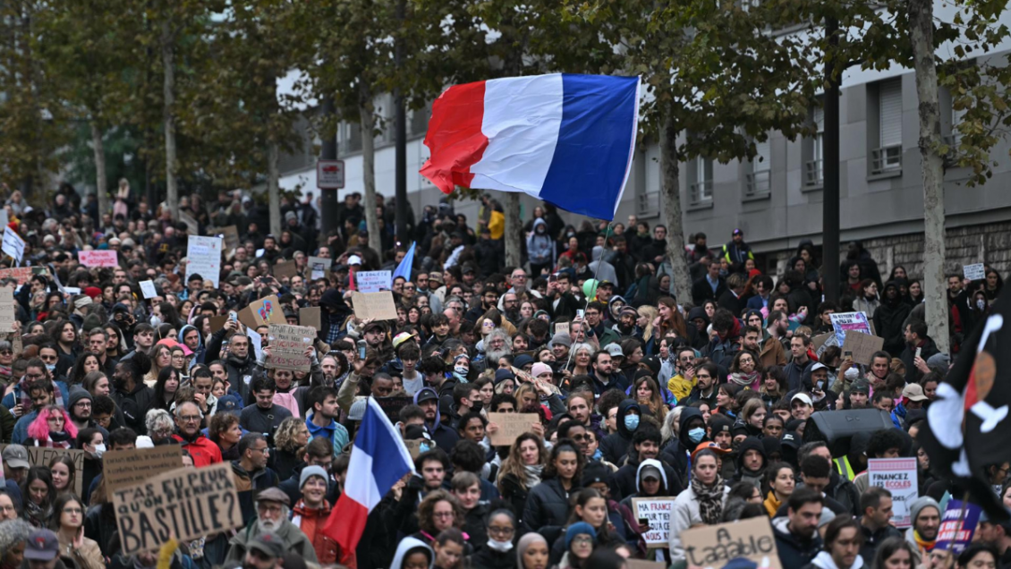 Gobierno francés constató manifestaciones con mayor calma y 