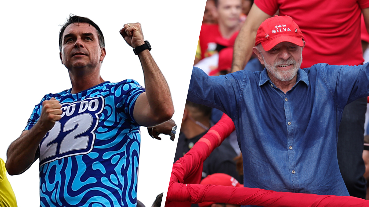 Últimos dos sondeos arrojan empate técnico entre Flávio Bolsonaro y Lula da Silva