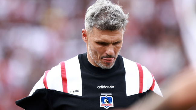 El escueto repaso de Ortiz al empate con Palestino: "El fútbol tiene esas cosas"