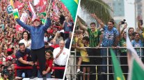 Lula y Bolsonaro Jr. cerraron sus campañas con masivos actos en estados clave