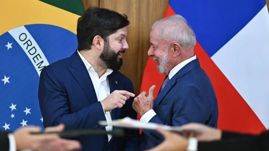 Boric celebró el triunfo de Lula: 