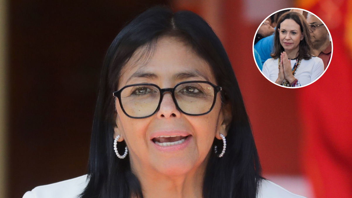 Delcy Rodríguez sobre el regreso de Machado a Venezuela: "Pudo evitarse el show"