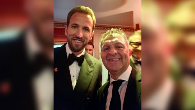 ¡Con el ganador del Balón de Oro! Aníbal Mosa se lució con foto junto a Harry Kane