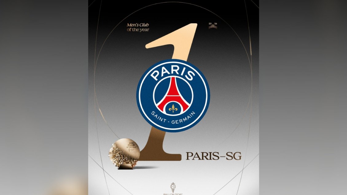 Balón de Oro: PSG fue premiado por segundo año consecutivo como mejor equipo del mundo