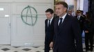 Macron llegó a la vandalizada alcaldía de Marsella