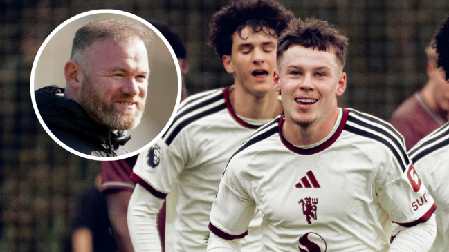   [VIDEO] Hijo de Wayne Rooney anotó cuatro veces en la goleada de Manchester United sub 18 