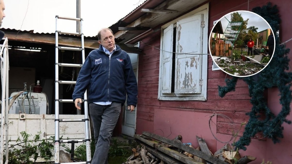 Tornado en Requínoa: Poduje anunció retiro urgente de asbesto y reparación de viviendas en seis meses