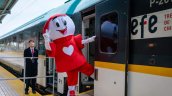 Tren de la Gira Teletón atropelló a una persona al llegar a Talca: sufrió lesiones leves