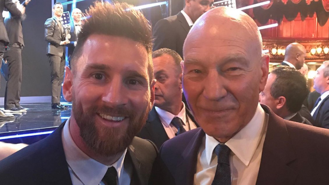 [VIDEO] El día que Patrick Stewart relató su emotivo encuentro con Lionel Messi