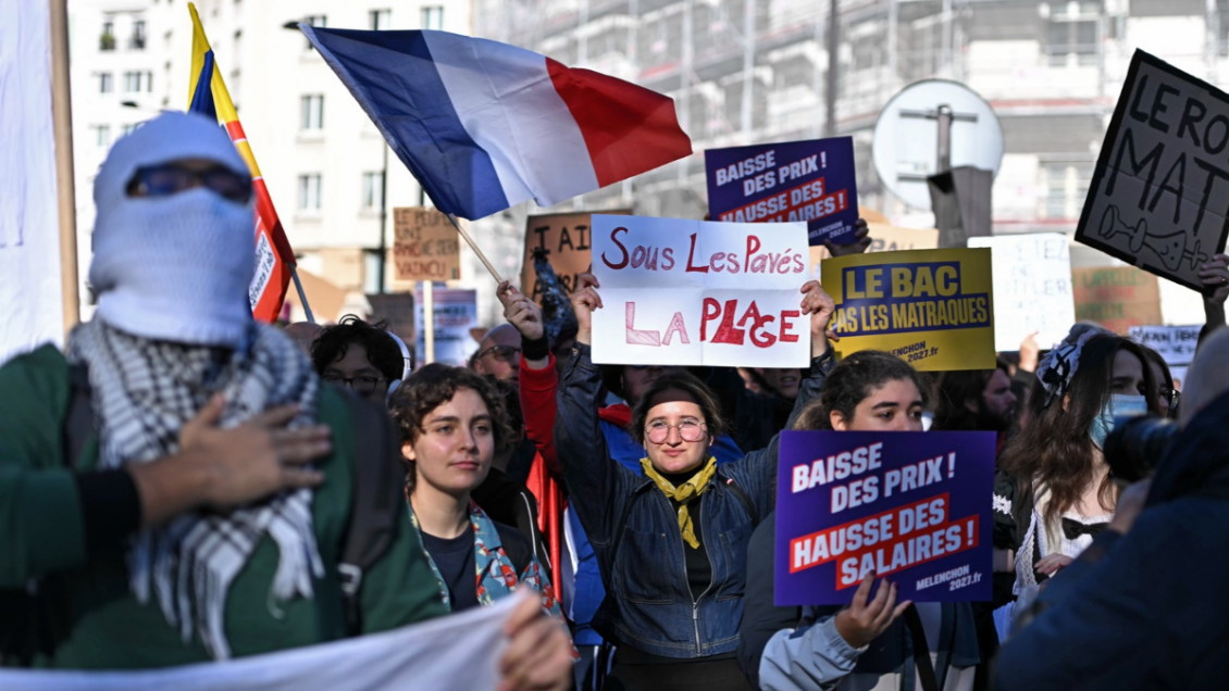 Protestas en Francia se han debilitado casi un 60% esta semana, afirmó el gobierno